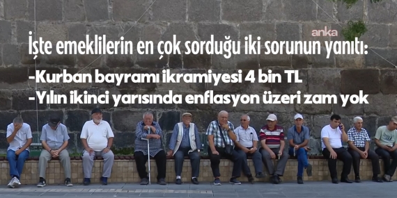 Kurban bayramı ikramiyesi 4 bin TL, yılın ikinci yarısında enflasyon üzeri zam yok