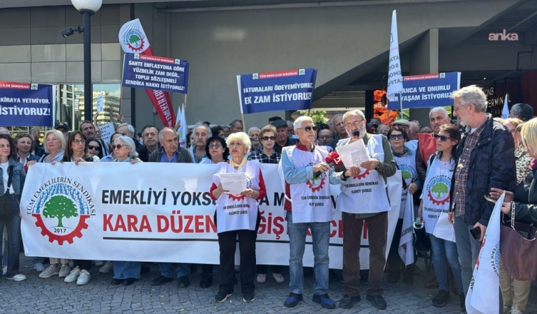 Emekliler Kadıköy’den seslendi: Aylıklara derhal 20 bin lira seyyanen zam yapılmalı