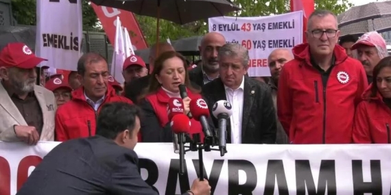 DİSK Genel Başkanı Çerkezoğlu: Emekli yoksulluğu karşısında bayram ikramiyesi eriyip pula döndü