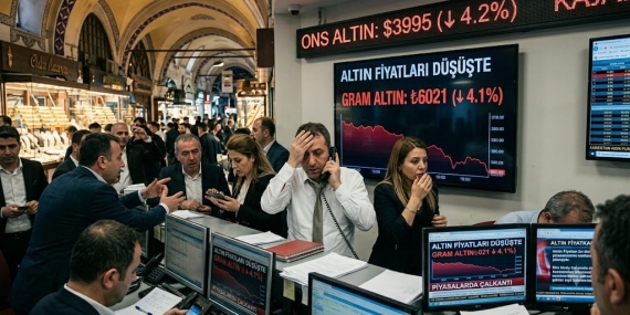 Altın yine çakıldı: 2008’den bu yana en sert düşüş