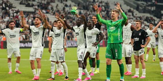 Kara kartal UEFA Avrupa Ligi 2. eleme maçında avantajı tek golle aldı